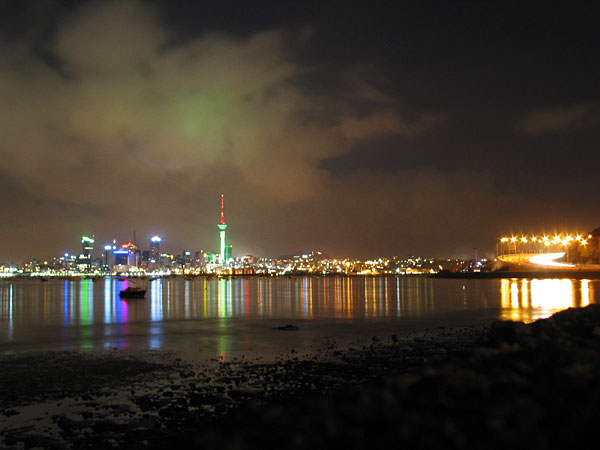 City lights, Auckland, New Zealand