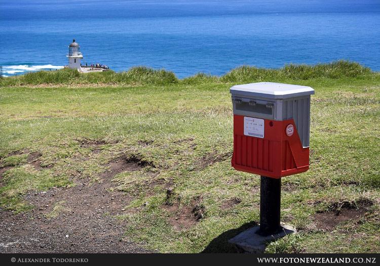 New Zealand's northernmost post box, Cape Reinga, New Zealand