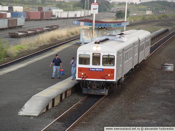 Suburban train, Auckland, New Zealand