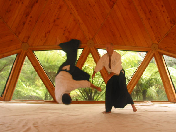 Aikido nage waza, Coromandel, New Zealand