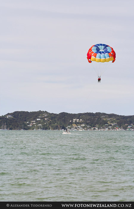 Parasailing, Paihia, Bay of Islands, New Zealand