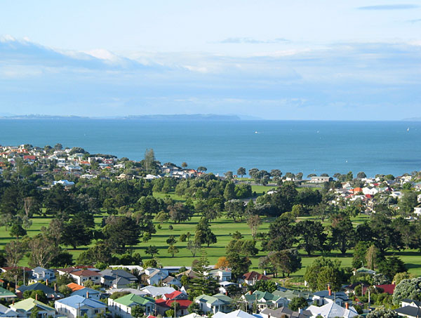 Golf course in Devonport, Auckland, New Zealand