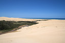 View from the summit of a sand dune