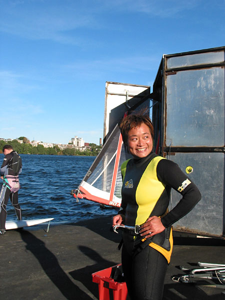 Winter sports, Lake Pupuke, Auckland, New Zealand