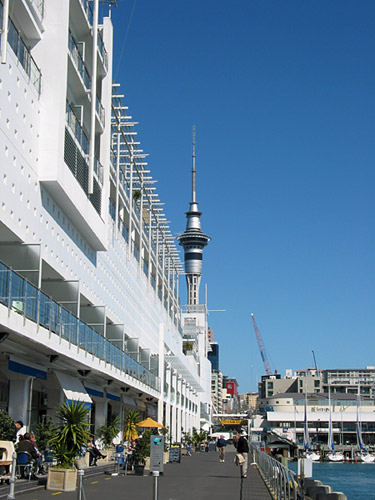 Hilton and Sky Tower, Princes Wharf, Auckland, New Zealand