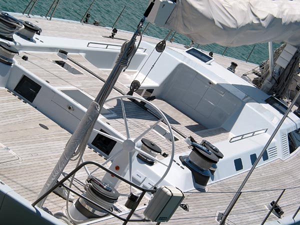 Yacht, America's Cup Village, Auckland, New Zealand