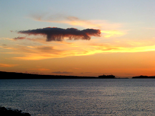 Dragon in the sky. 5:58am, Takapuna, Auckland, New Zealand