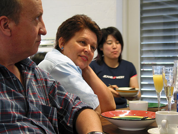 Mum and Dad, Christmas Lunch, Auckland, New Zealand