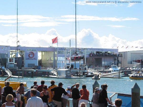 Alinghi Syndicate, America's Cup Village, Auckland, New Zealand