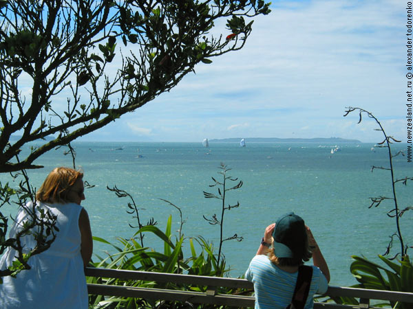 America's Cup Spectators, J.F.Kennedy Park, Auckland, New Zealand