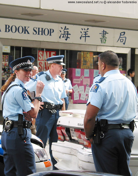 Auckland police, Fort St, Auckland, New Zealand