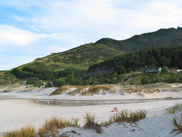 Bream Head Scenic Reserve. Ocean Beach, Whangarei, New Zealand
