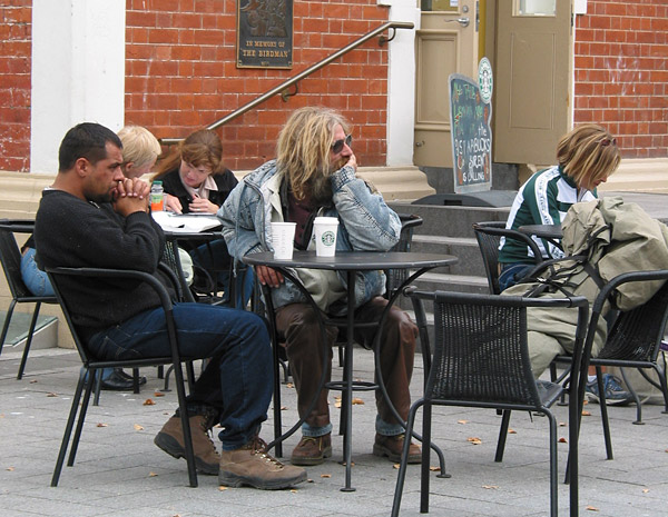 Romantics, Cathedral Square, Christchurch, New Zealand