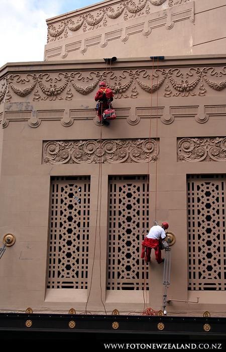 Civic Theatre painted by steeplejacks, Auckland, New Zealand