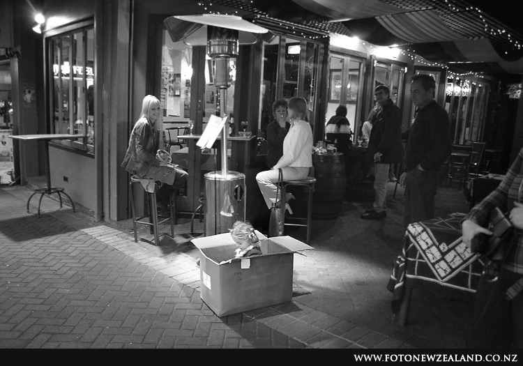 Girl in a box, Devonport, Auckland, New Zealand