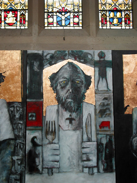 The Last Supper - John Badcock. Interesting work, strange name., Christchurch, New Zealand