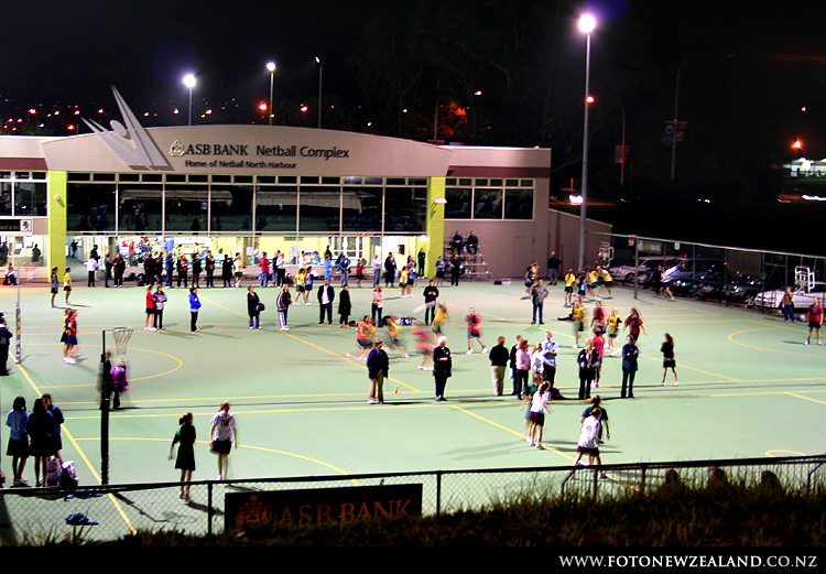 Netball on Thursdays. ASB Bank Netball Complex, Auckland, New Zealand
