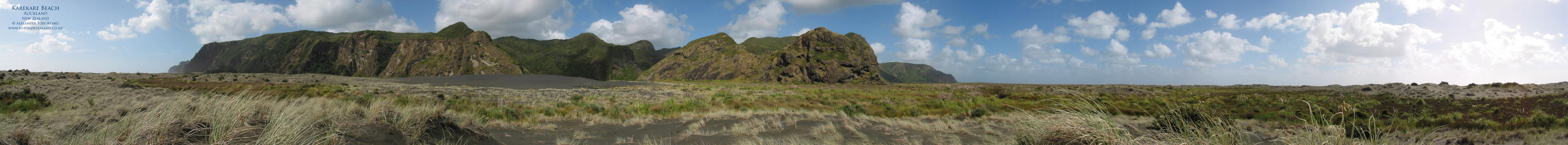 Dunes at Karekare Beach, Auckland, New Zealand