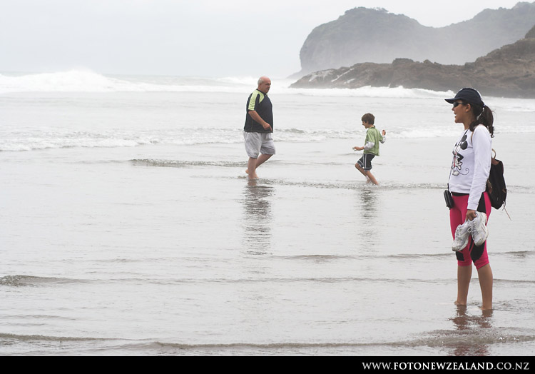 Piha Beach - where people dance and sing, Auckland, New Zealand