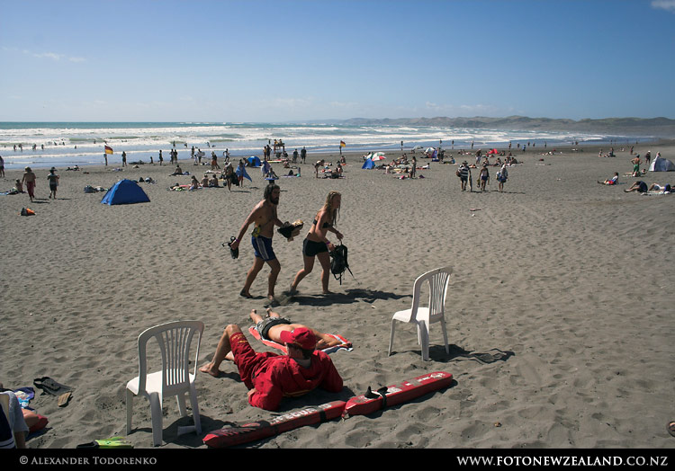 Raglan Beach, Raglan, New Zealand