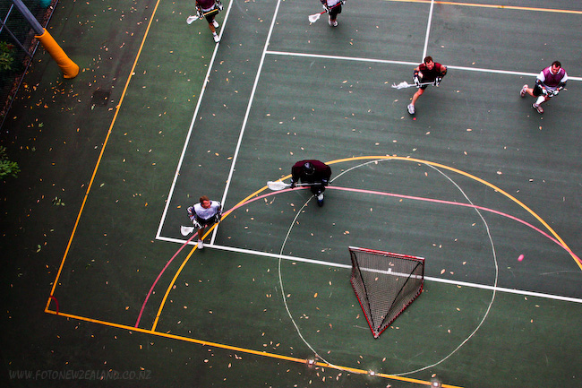 Lacrosse ball game in Sydney