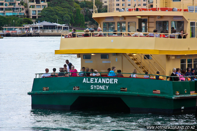 A ferry named Alexander in Sydney