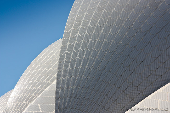 Curvy arcs of Sydney Opera House